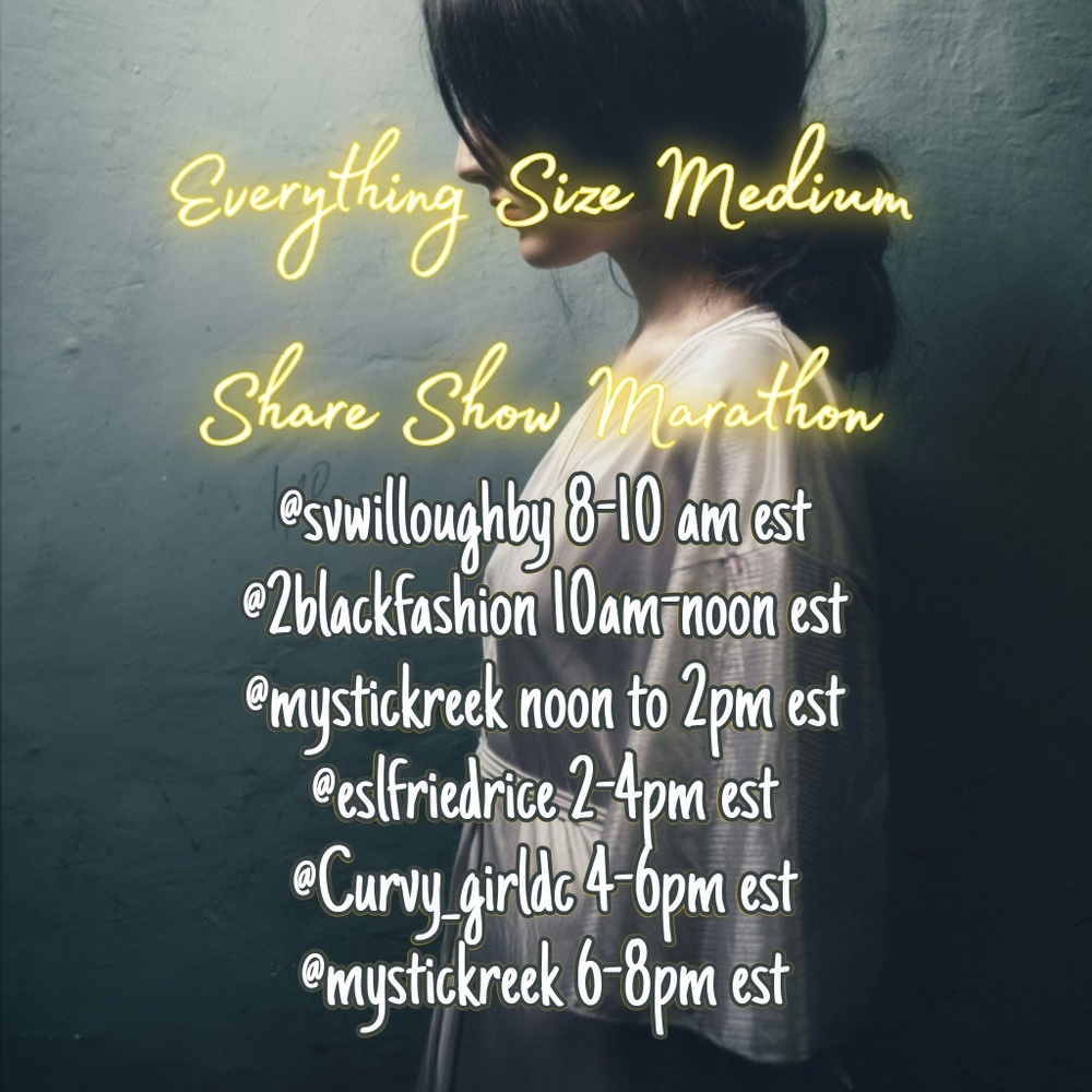 LIKE  to be Notified about the Everything Size Medium Share Show Marathon